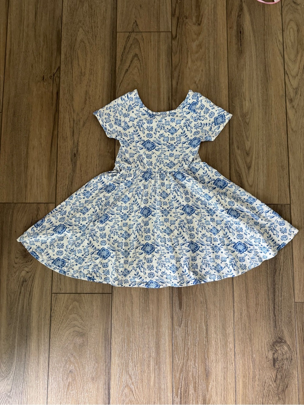 Tea collection Blue Floral Kids Dress size 6